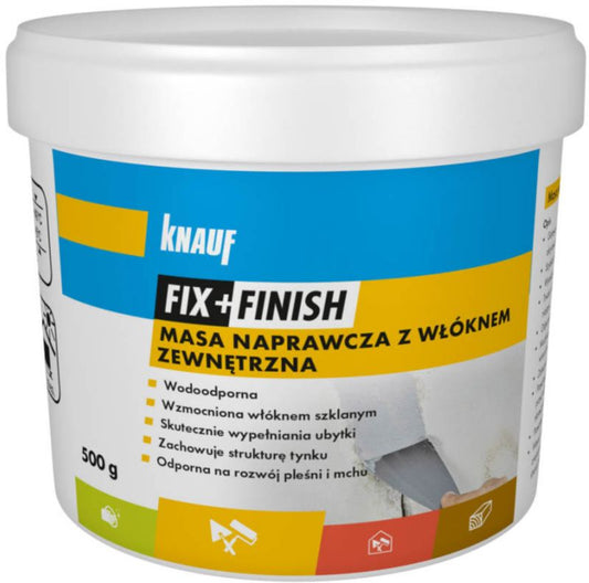 Knauf udendørs reparationsmasse med fiber 500 g
