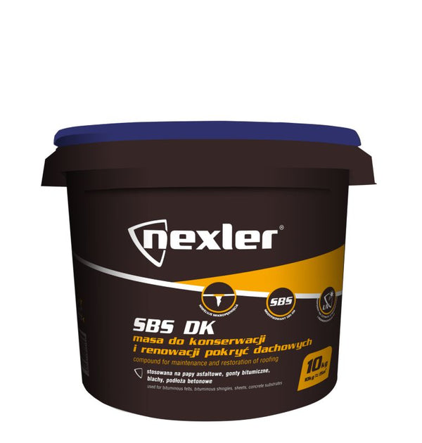 Renoveringsmasse SBS 10 kg Sort