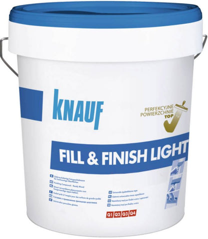 Spartelmasse Fill&Finish Light 20 kg Hvid