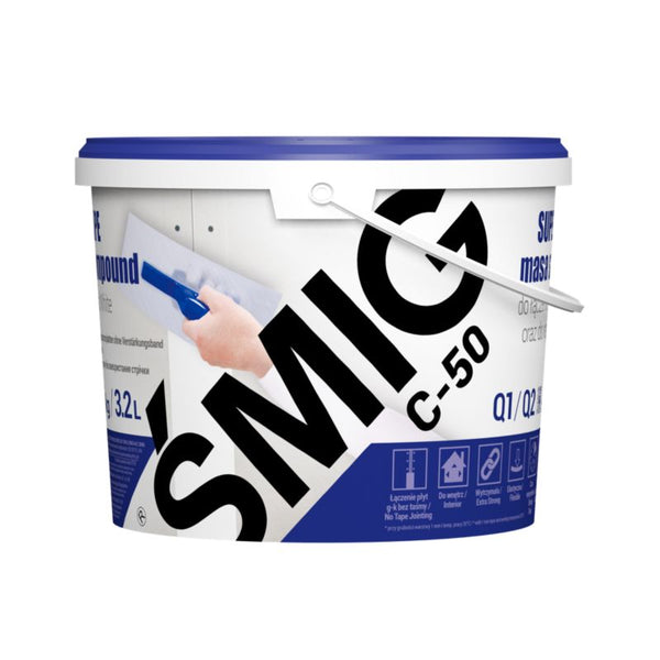 Spartelmasse C-50 5 kg Hvid