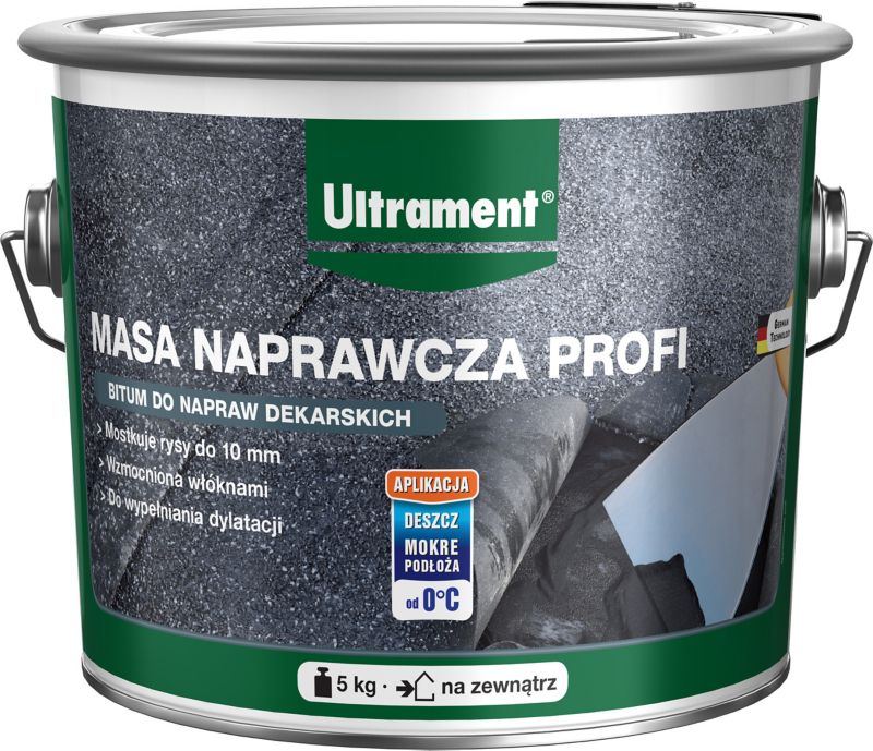 Bitumenspartelmasse Profi 5 kg Sort