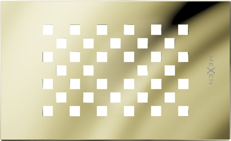 Maskeringsliste til Mexen Hugo brusekar i guld, 1 stk.