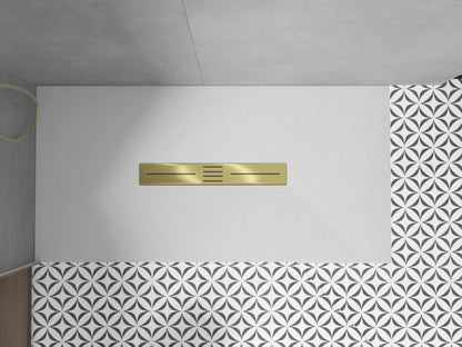 Maskeringsliste til Mexen Toro brusekar i guld 100-120 cm, 1 stk.