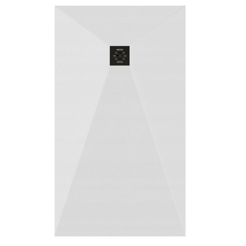 Maskownica do Odpływu Brodzika Kvadrat 12,5 x 12,5 cm Mat Sort
