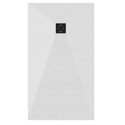 Maskownica do Odpływu Brodzika Kvadrat 12,5 x 12,5 cm Mat Sort