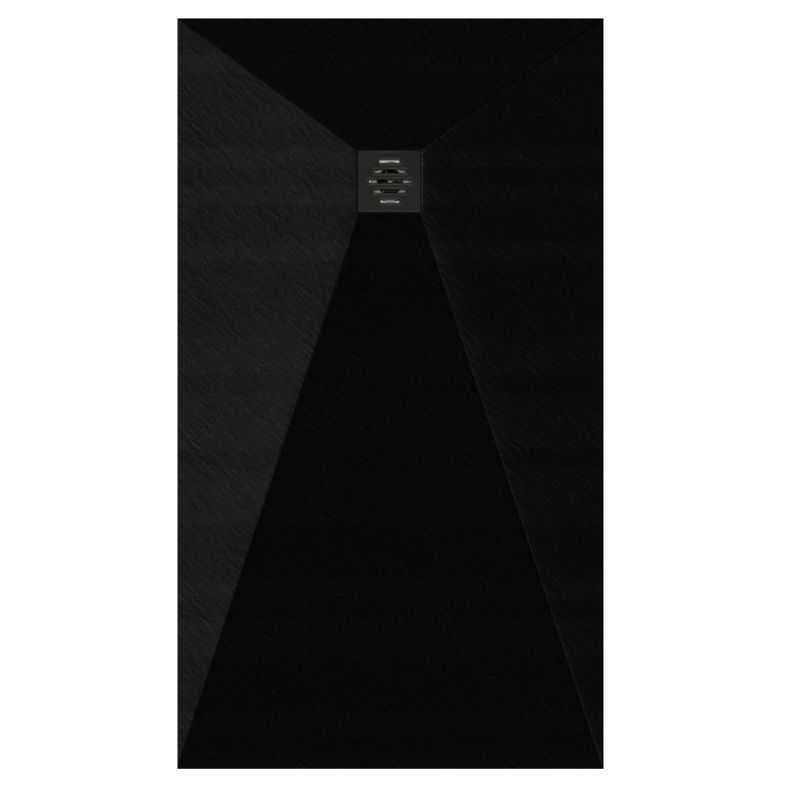 Maskownica do Odpływu Brodzika Kvadrat 12,5 x 12,5 cm Mat Sort
