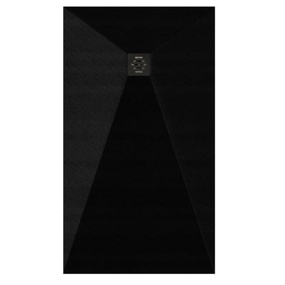 Maskownica do Odpływu Brodzika Kvadrat 12,5 x 12,5 cm Mat Sort