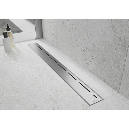 Dæksel til lineært afløb Mexen M03 inox 80 cm, 1 stk.