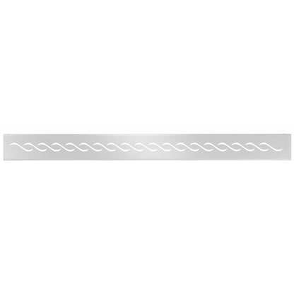 Maskering til lineært afløb Mexen M18 inox 50 cm 1 stk.