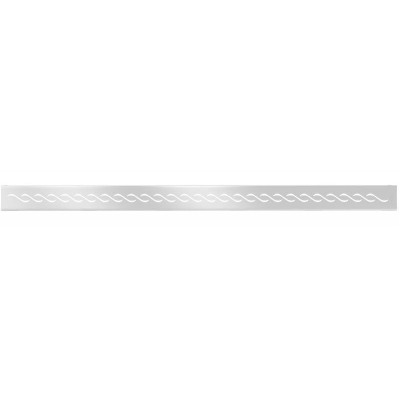 Maskering til Mexen M18 lineært afløb i inox, 80 cm, 1 stk.
