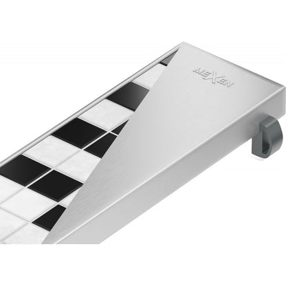 Mexen M13 lineær afskærmning i inox 70 cm, 1 stk.