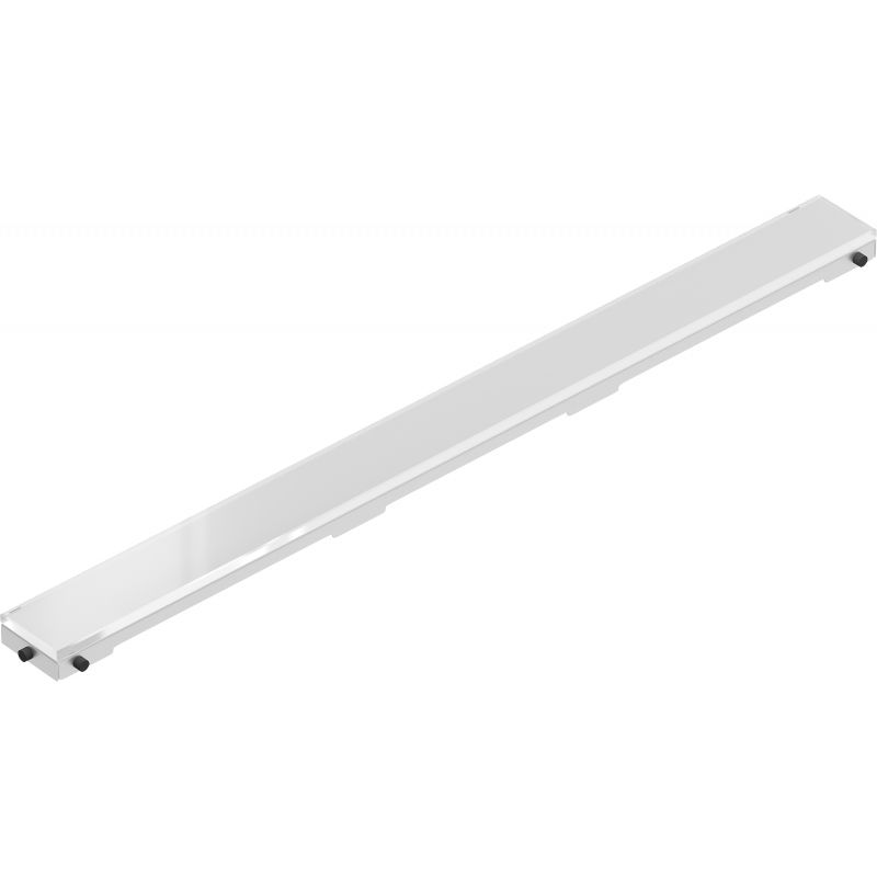 Mexen MGW lineær afskærmning i hvidt glas 70 cm, 1 stk.