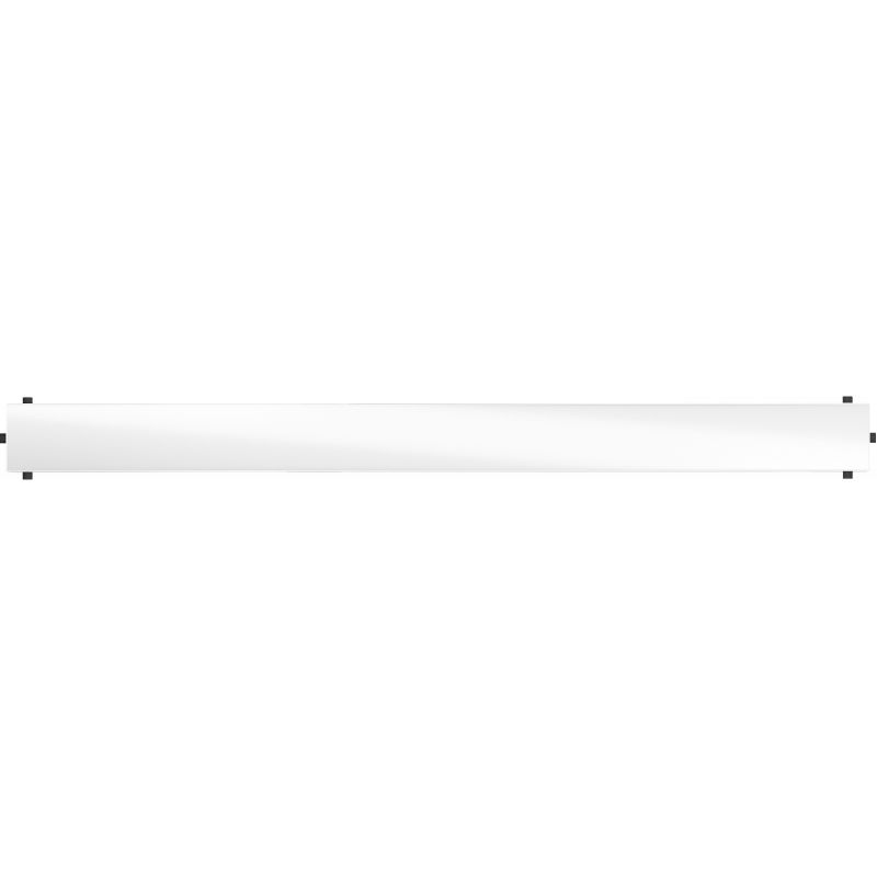 Mexen MGW lineær afskærmning i hvidt glas 70 cm, 1 stk.