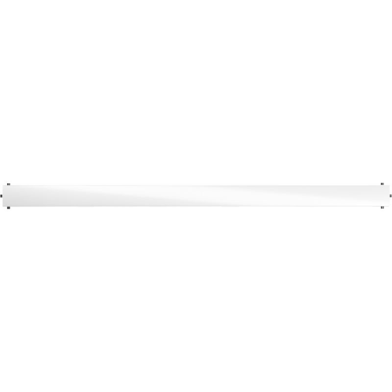 Mexen MGW lineær afskærmning i hvidt glas 90 cm, 1 stk.