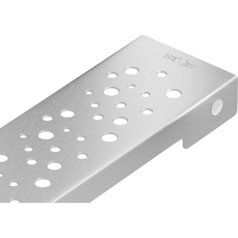 Maskering til lineært afløb Mexen M12 inox 80 cm, 1 stk.