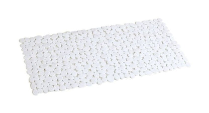 Bademåtte Antiskrid 90x40 cm Hvid PVC 1 stk. | 5901812350657