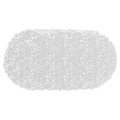 Bademåtte Bubbles 69x36 cm Hvid Antiskrid PVC