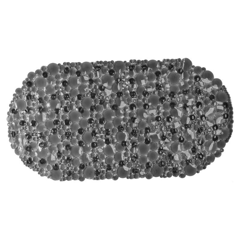 Bademåtte Bubbles 69x36 cm Grå Skridsikker 1 stk.