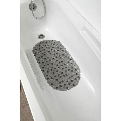 Bademåtte Bubbles 69x36 cm Grå Skridsikker 1 stk.