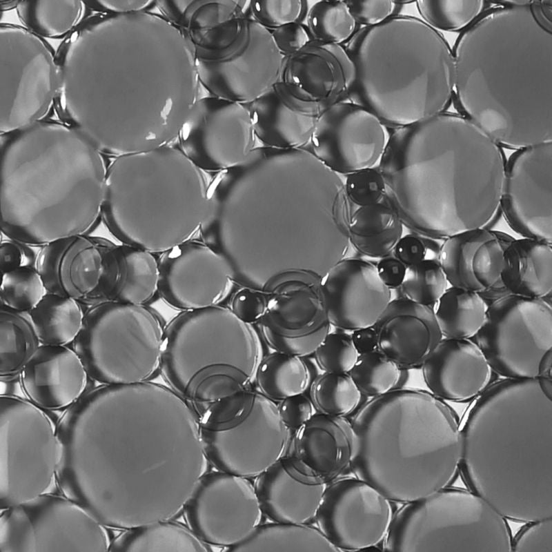 Bademåtte Bubbles 69x36 cm Grå Skridsikker 1 stk.