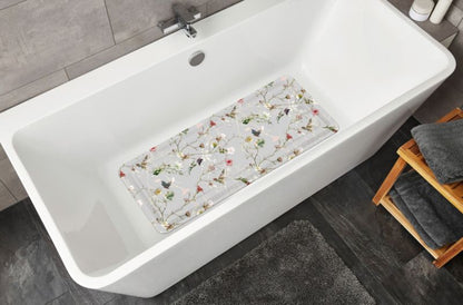 Bademåtte Flores 32x22 cm Blomster & Sommerfugle Skridsikker Naturgummi