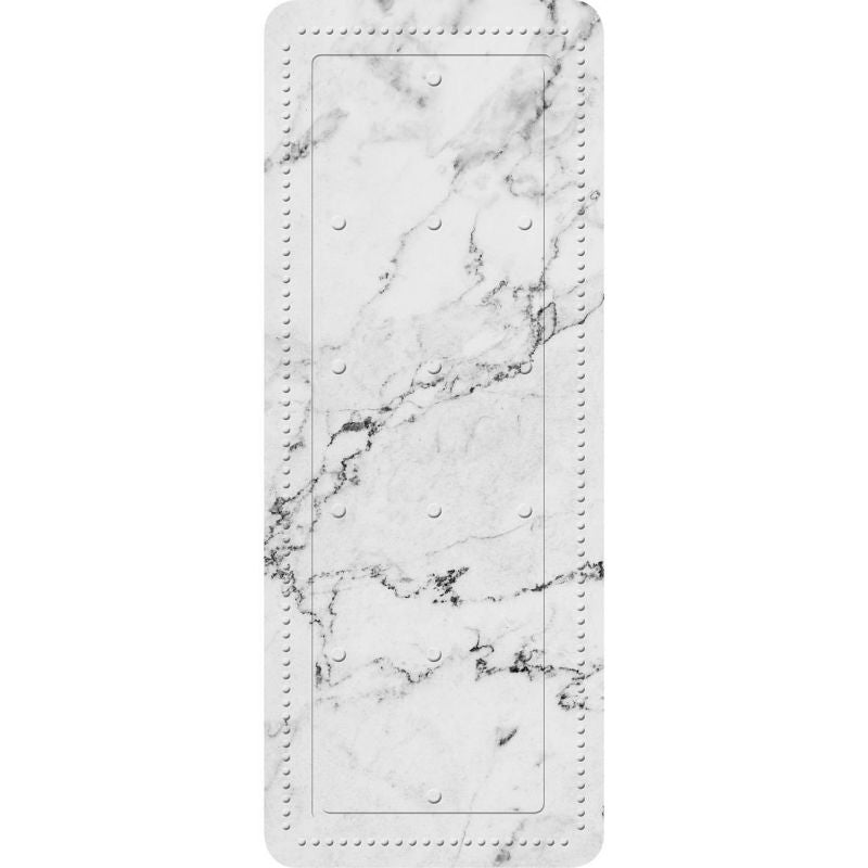 Bademåtte Antiskrid Marmormønster 36x92 cm PVC 1 stk.