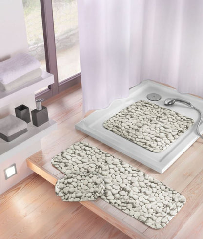 Bademåtte Stepstone 55 x 55 cm Grå Skridsikker