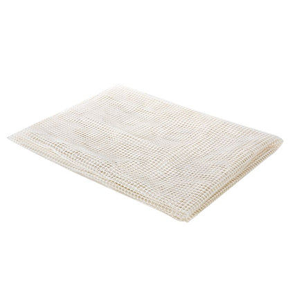 Antiskridmåtte under tæppe 130 x 190 cm Hvid Rektangulær PVC