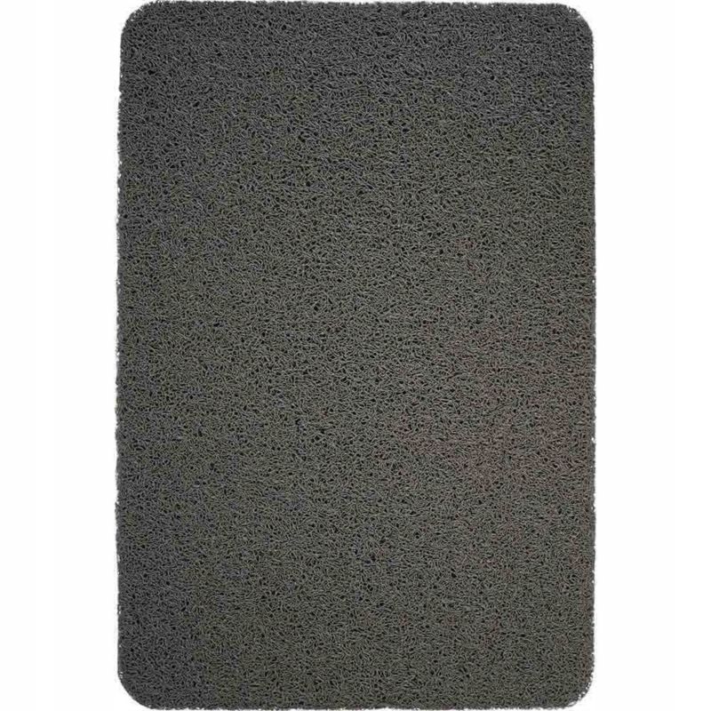Bademåtte Antiskrid 40x60 cm Mørkegrå PVC 1 stk. 5905923653133