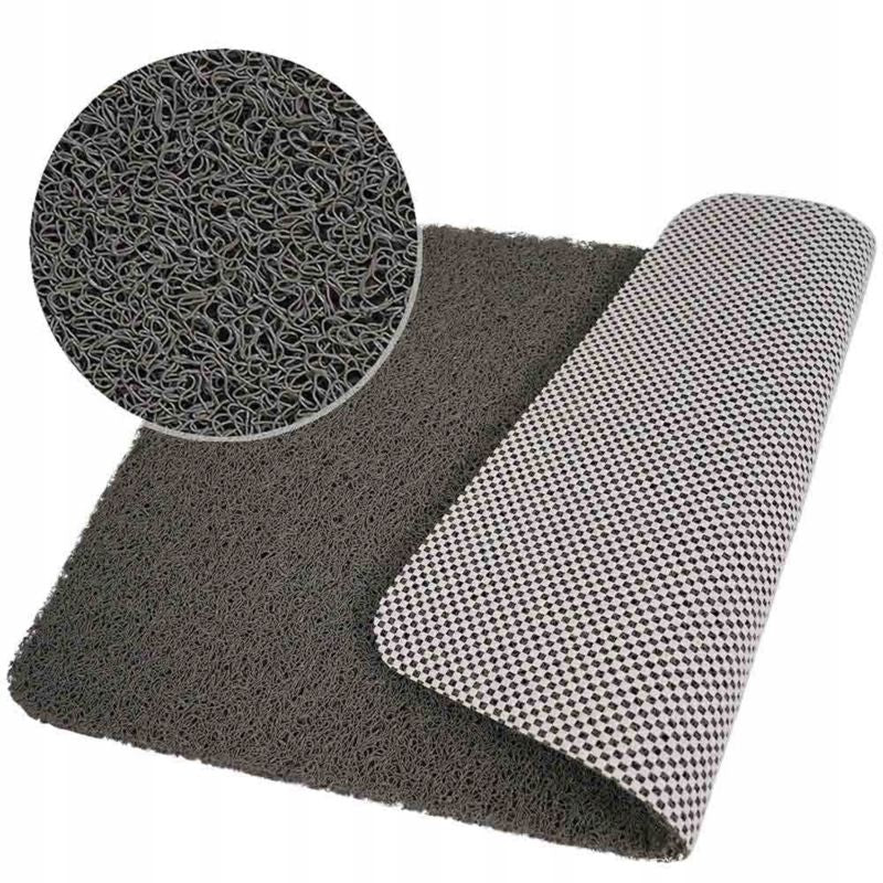 Bademåtte Antiskrid 40x60 cm Mørkegrå PVC 1 stk. 5905923653133