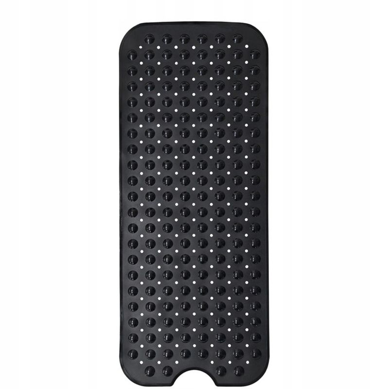 Bademåtte Antiskrid Sort 99x40 cm PVC 1 stk.