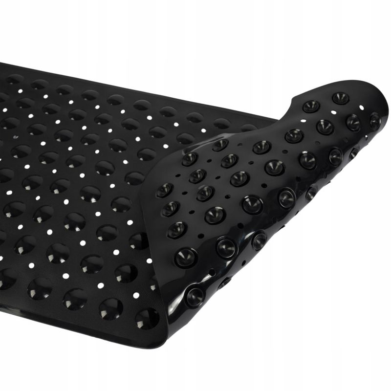 Bademåtte Antiskrid Sort 99x40 cm PVC 1 stk.