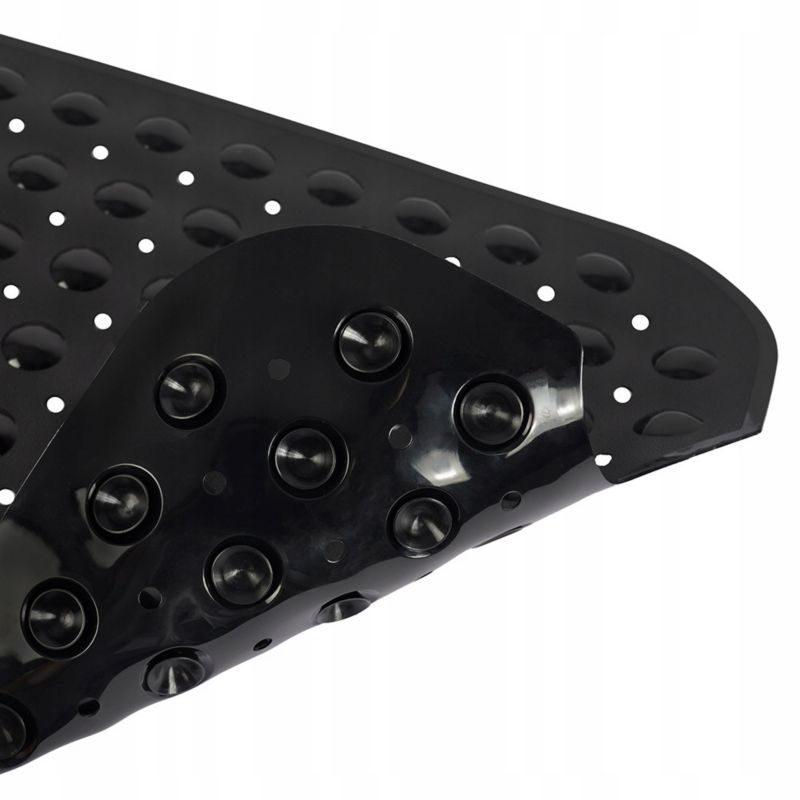 Bademåtte Antiskrid Sort 99x40 cm PVC 1 stk.