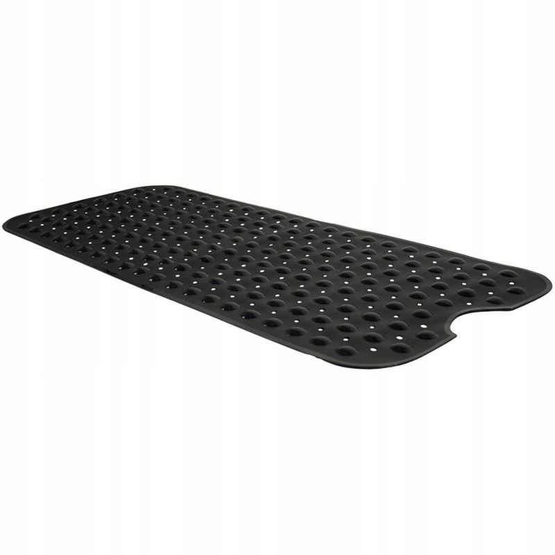 Bademåtte Antiskrid Sort 99x40 cm PVC 1 stk.
