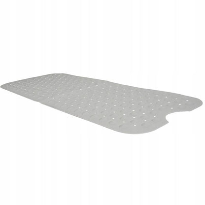 Bademåtte Antiskrid 99x40 cm Grå PVC til Badekar 1 stk.