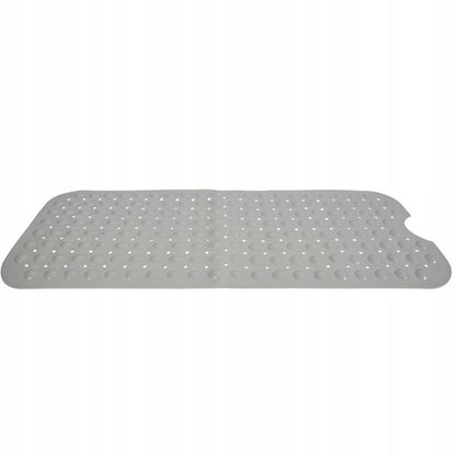 Bademåtte Antiskrid 99x40 cm Grå PVC til Badekar 1 stk.