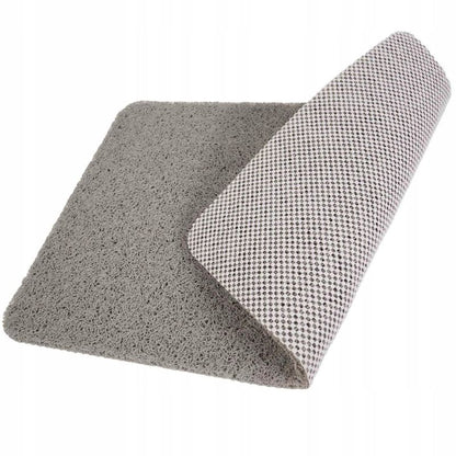 Bademåtte Antiskrid 40x60 cm Lysegrå PVC