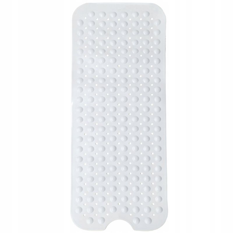 Bademåtte Antiskrid Hvid 99x40 cm PVC