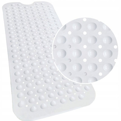 Bademåtte Antiskrid Hvid 99x40 cm PVC