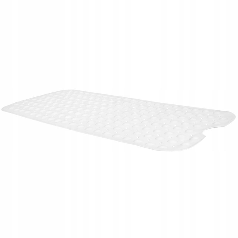 Bademåtte Antiskrid Hvid 99x40 cm PVC