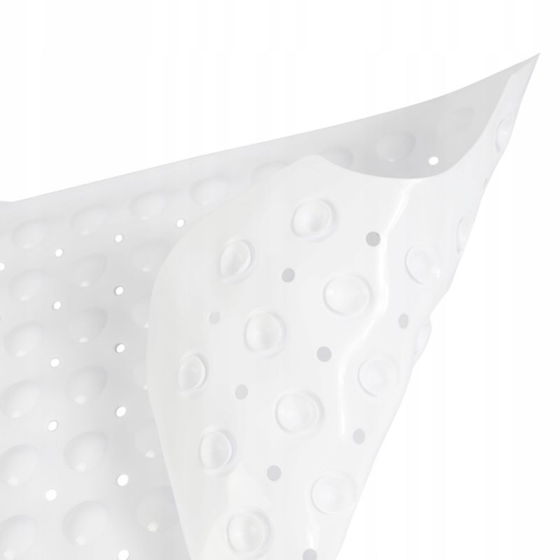 Bademåtte Antiskrid Hvid 99x40 cm PVC