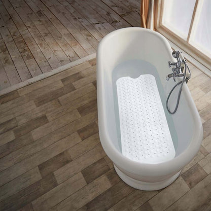 Bademåtte Antiskrid Hvid 99x40 cm PVC