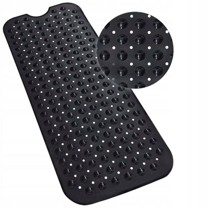 Bademåtte Antiskrid Sort 99x40 cm PVC