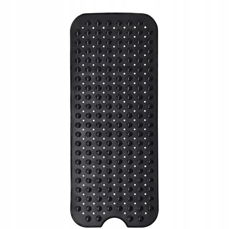 Bademåtte Antiskrid Sort 99x40 cm PVC
