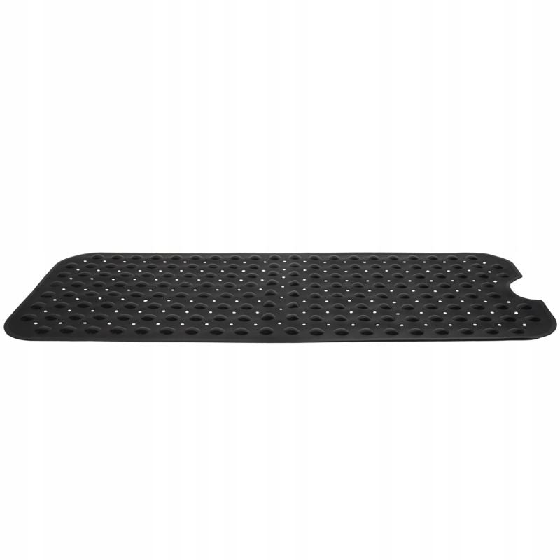 Bademåtte Antiskrid Sort 99x40 cm PVC
