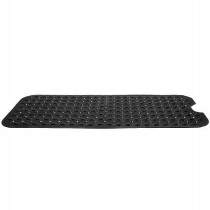 Bademåtte Antiskrid Sort 99x40 cm PVC