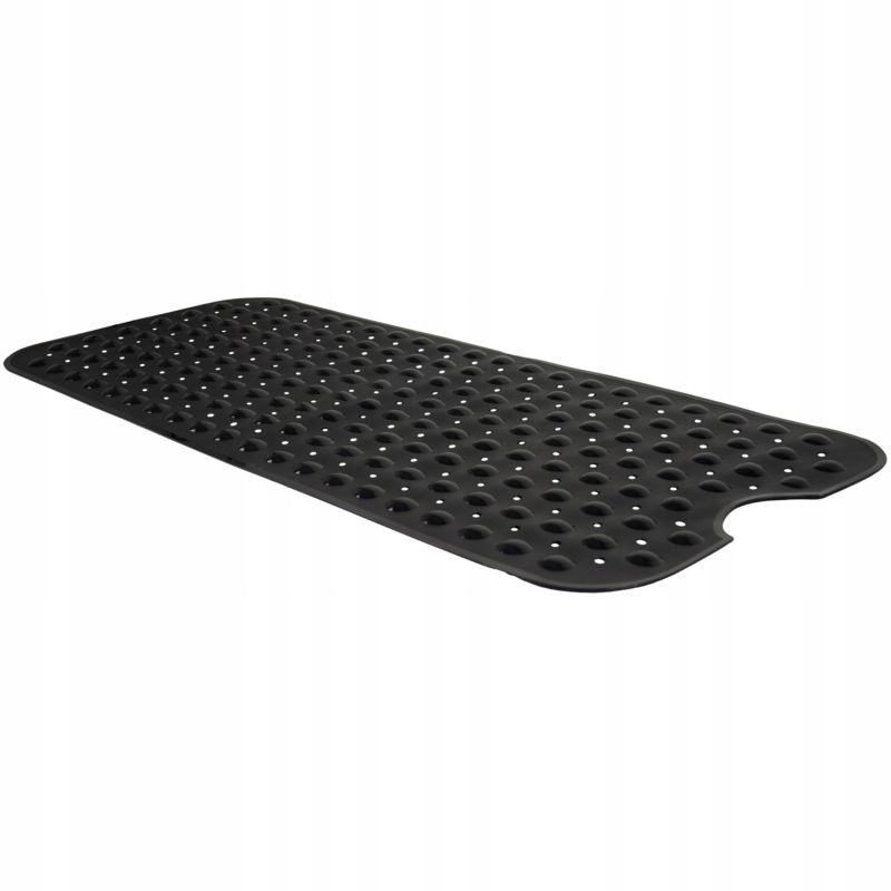 Bademåtte Antiskrid Sort 99x40 cm PVC