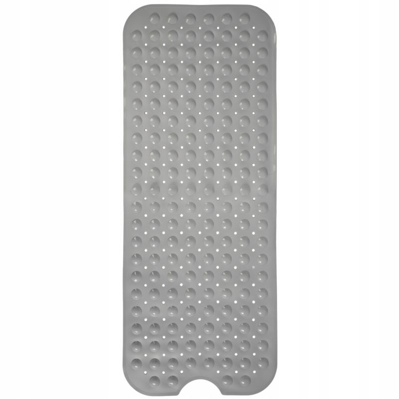 Bademåtte Antiskrid Grå 99x40 cm PVC