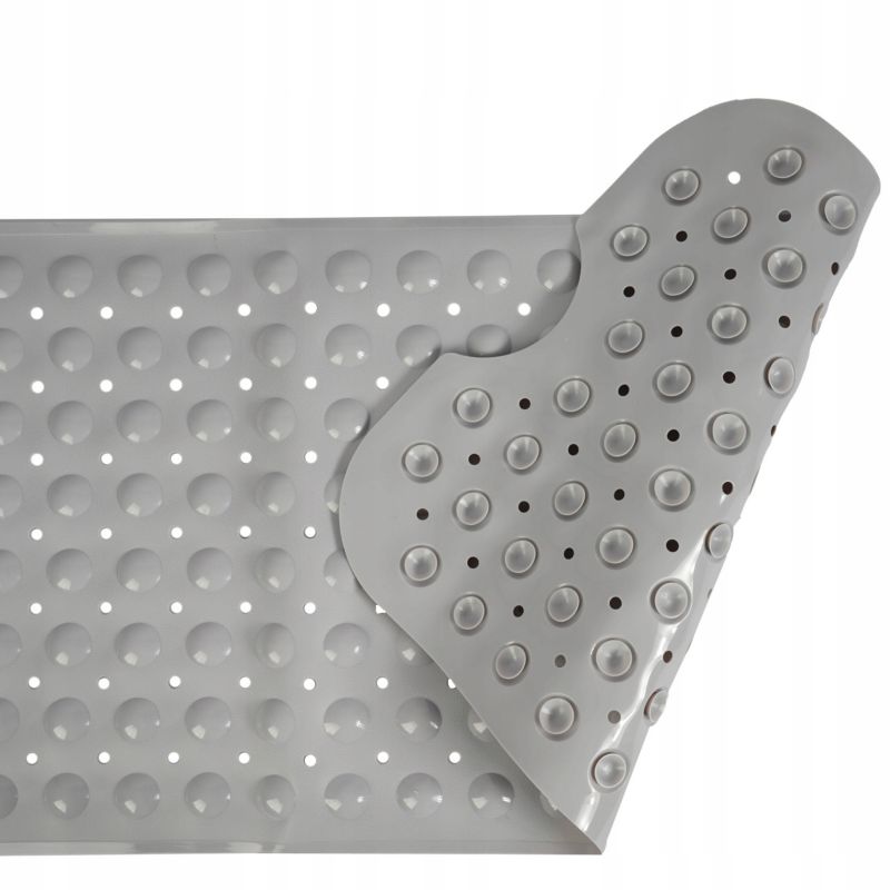 Bademåtte Antiskrid Grå 99x40 cm PVC