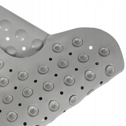 Bademåtte Antiskrid Grå 99x40 cm PVC